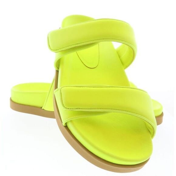 Gia Borghini  Gia x Pernille Double Strap Leather Slides